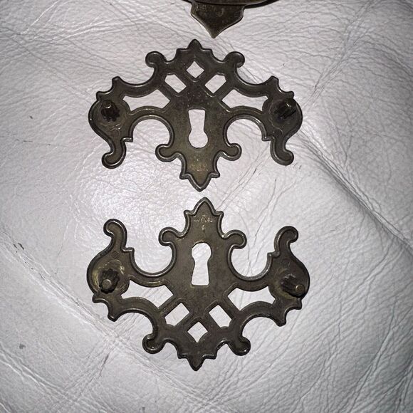 15 Pcs French Provincial Vintage Antique Brass Drawer Pull Hardware Decorative - Picture 4 of 12